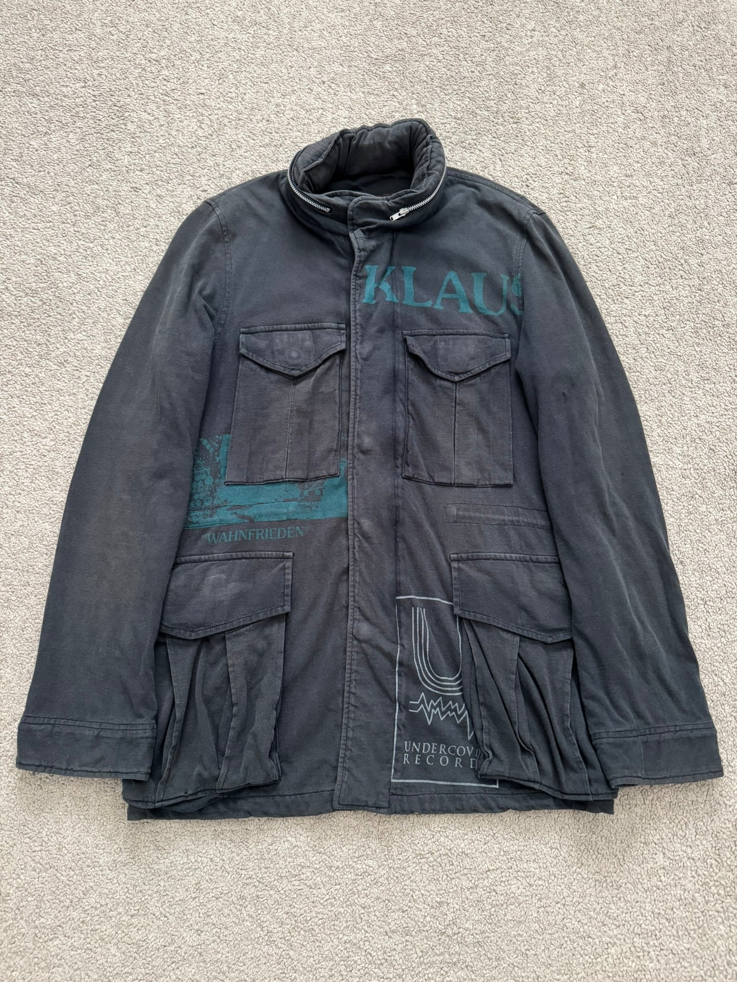SS06 Undercover "T" Klaus M-65 Military Cargo Field Jacket