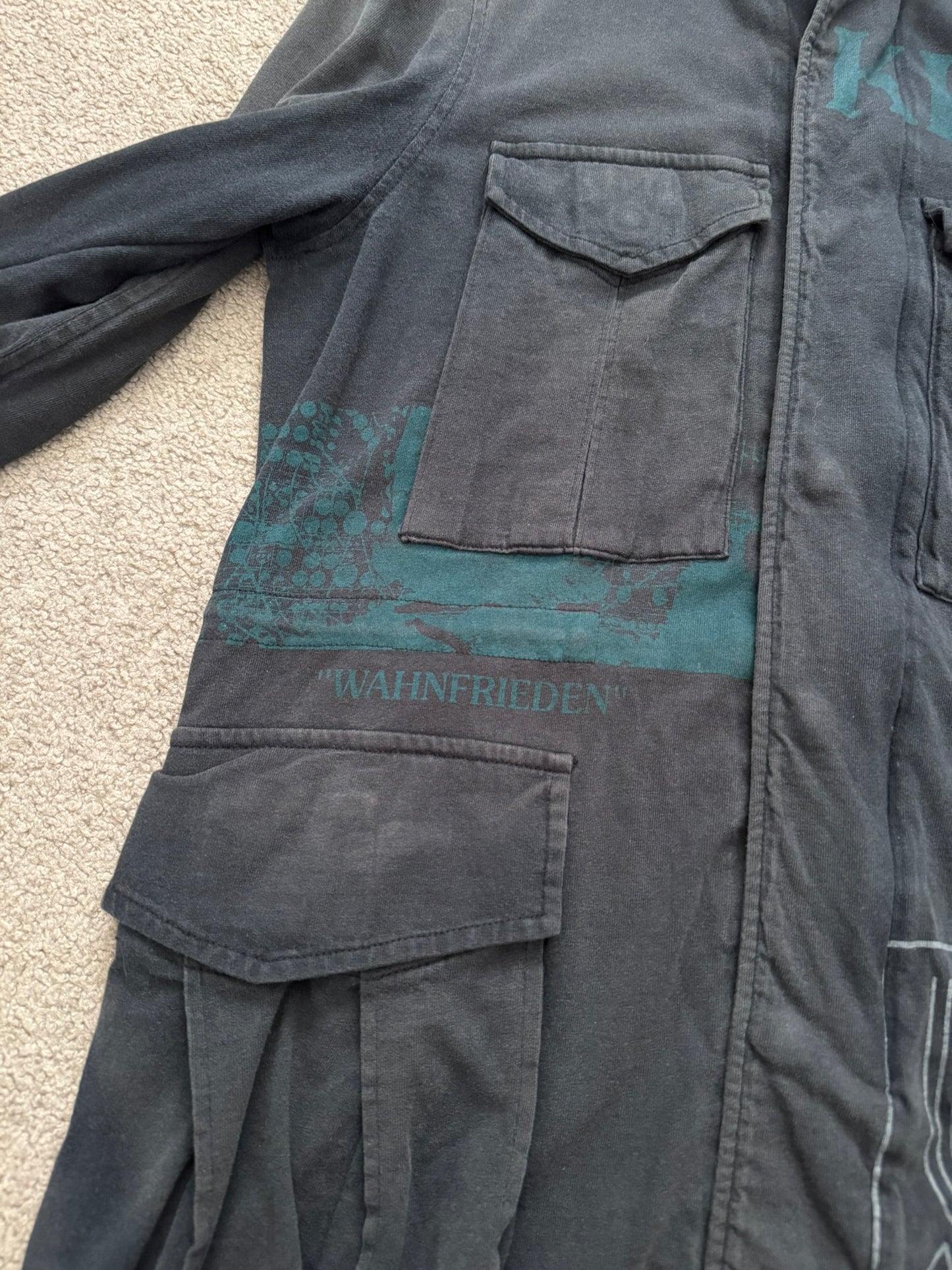 SS06 Undercover "T" Klaus M-65 Military Cargo Field Jacket