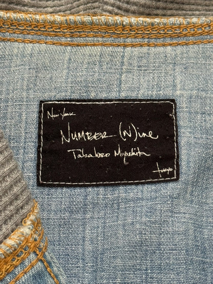 AW05 Number (N)ine "The High Streets/THS" Hybrid Hooded Shirt