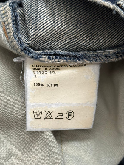 SS05 Undercover "But Beautiful" 60 Distressed Patch Denim Jeans