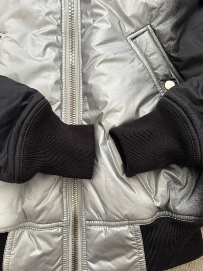 FW19 Rick Owens Mainline "Larry" Hybrid Gradient Bomber Jacket