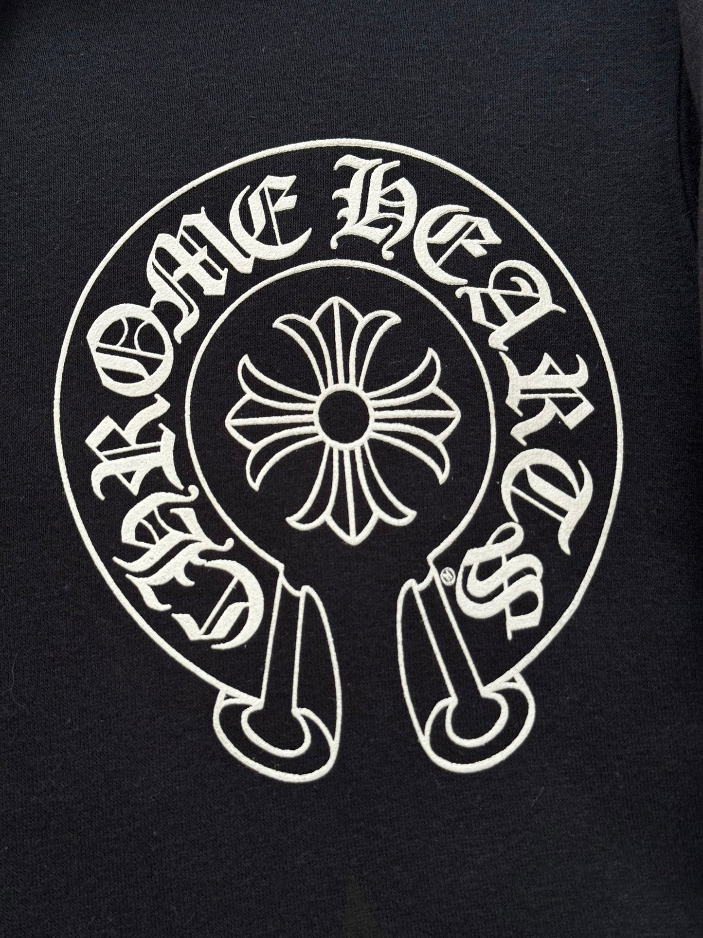 Vintage Chrome Hearts Thermal Scroll & Stars Dagger Zip Up Hoodie