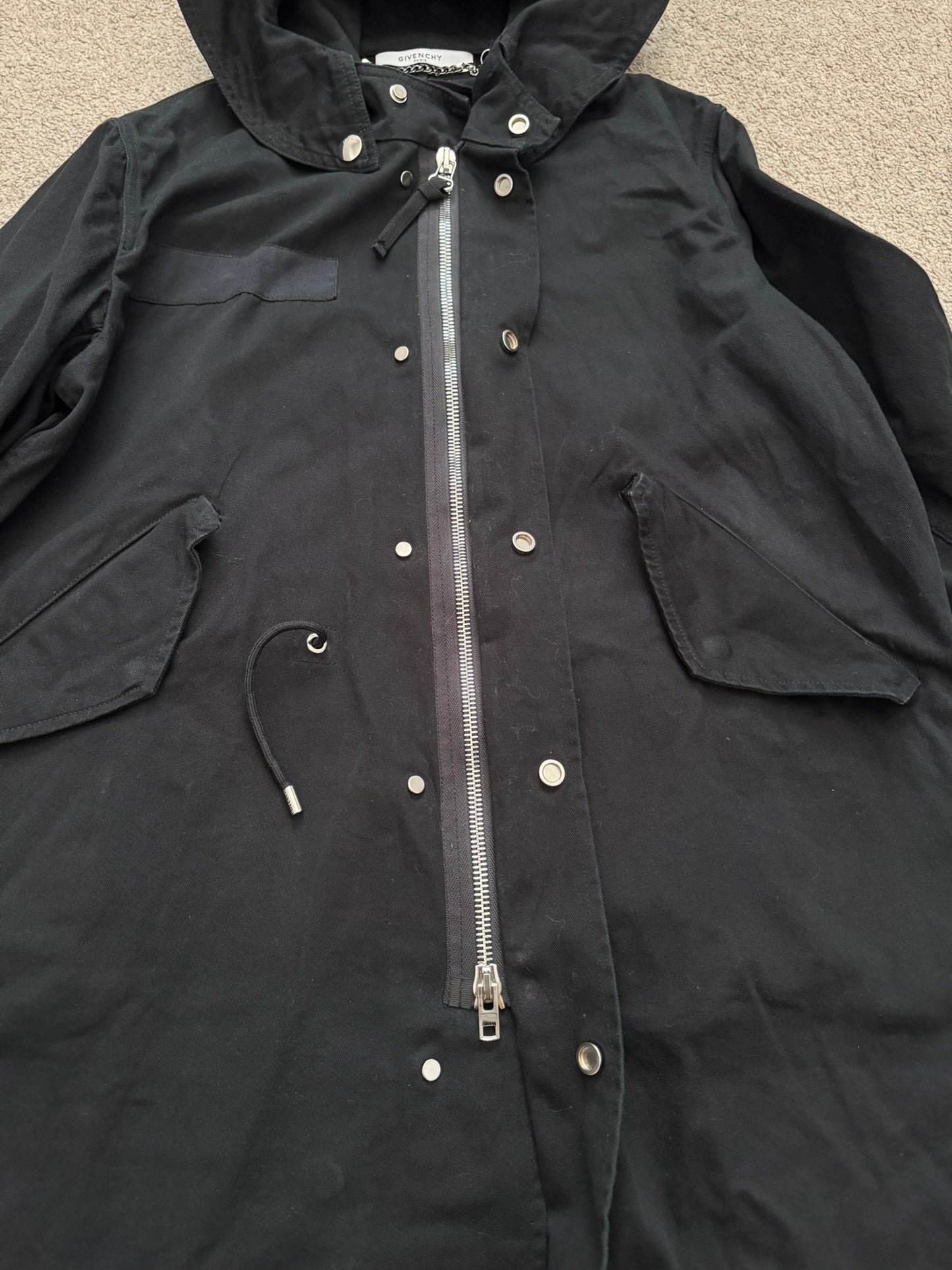 SS12 Givenchy by Riccardo Tisci "Birds Of Paradise" Hooded Parka