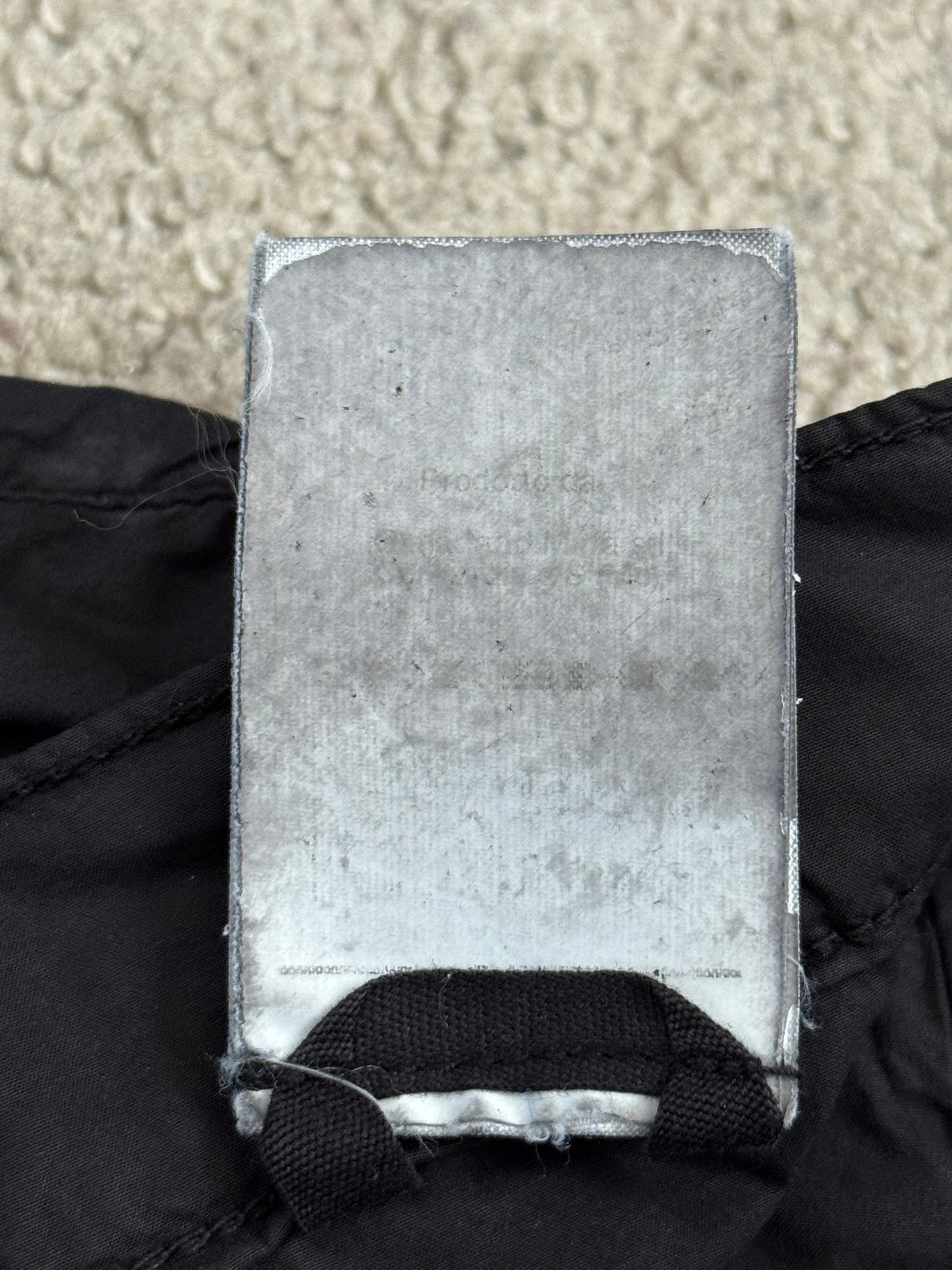 2000s Rick Owens DRKSHDW Black Lightweight Poplin Pants