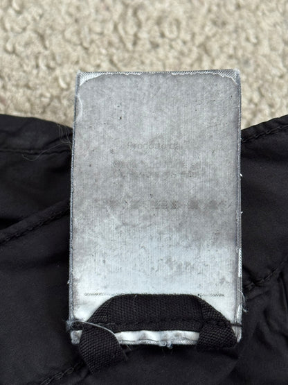 2000s Rick Owens DRKSHDW Black Lightweight Poplin Pants