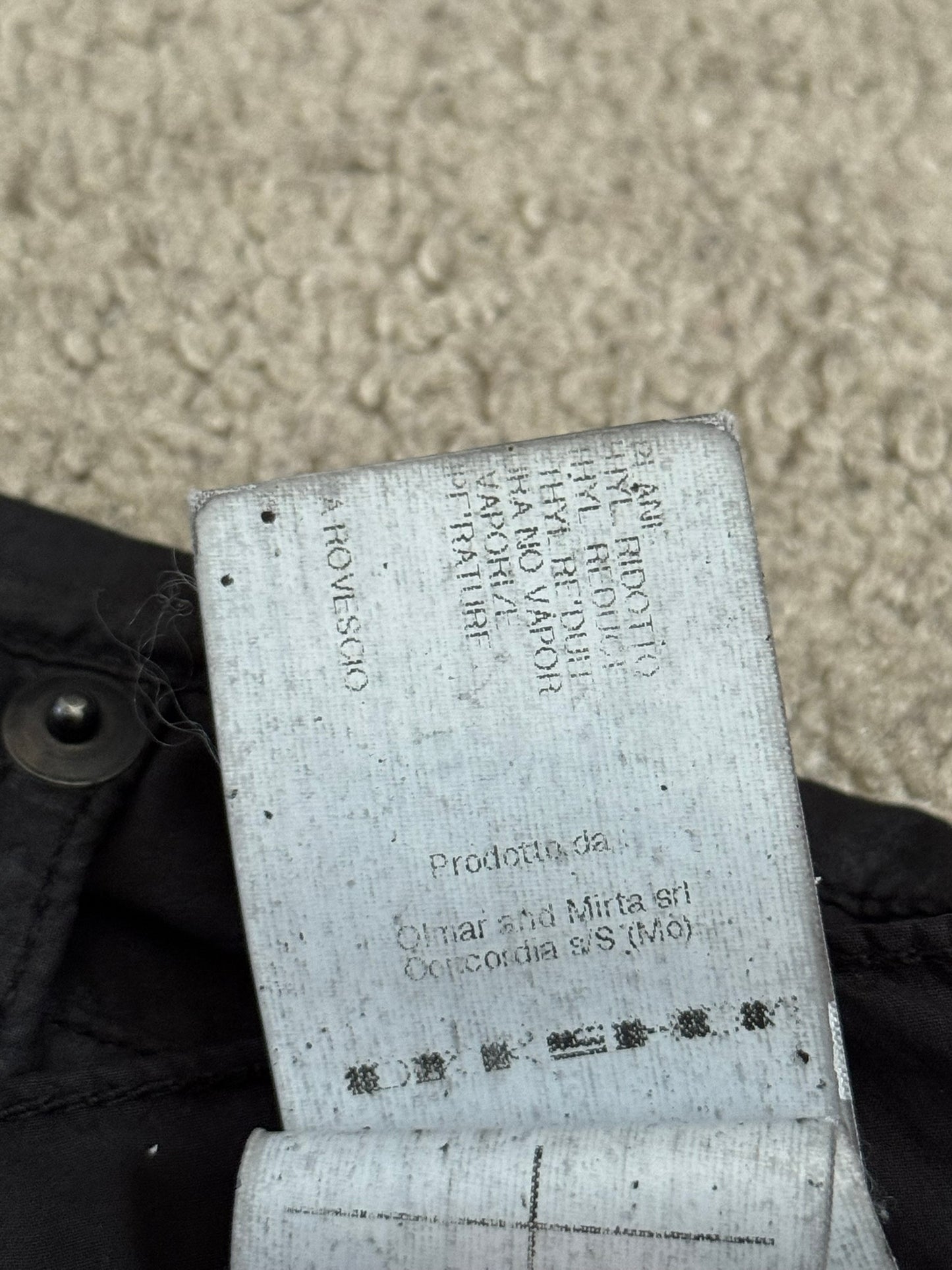 2000s Rick Owens DRKSHDW Black Lightweight Poplin Pants