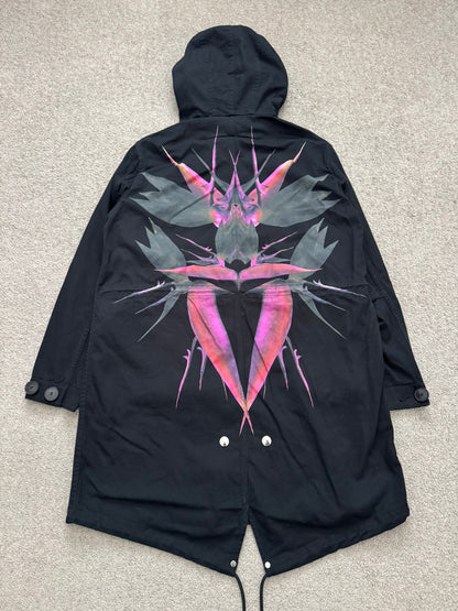 SS12 Givenchy by Riccardo Tisci "Birds Of Paradise" Hooded Parka