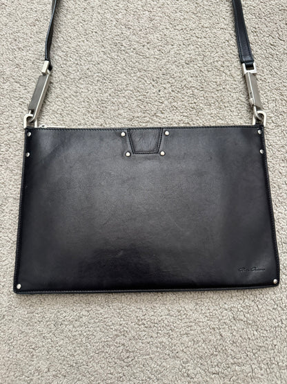 FW20 Rick Owens Mainline "Performa" Large Pouch Leather Bag