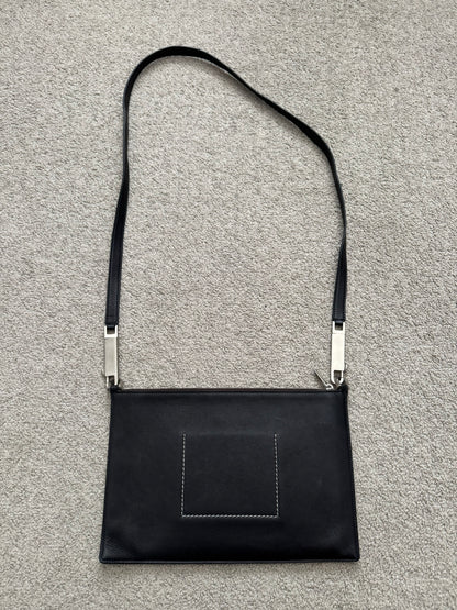 FW20 Rick Owens Mainline "Performa" Large Pouch Leather Bag