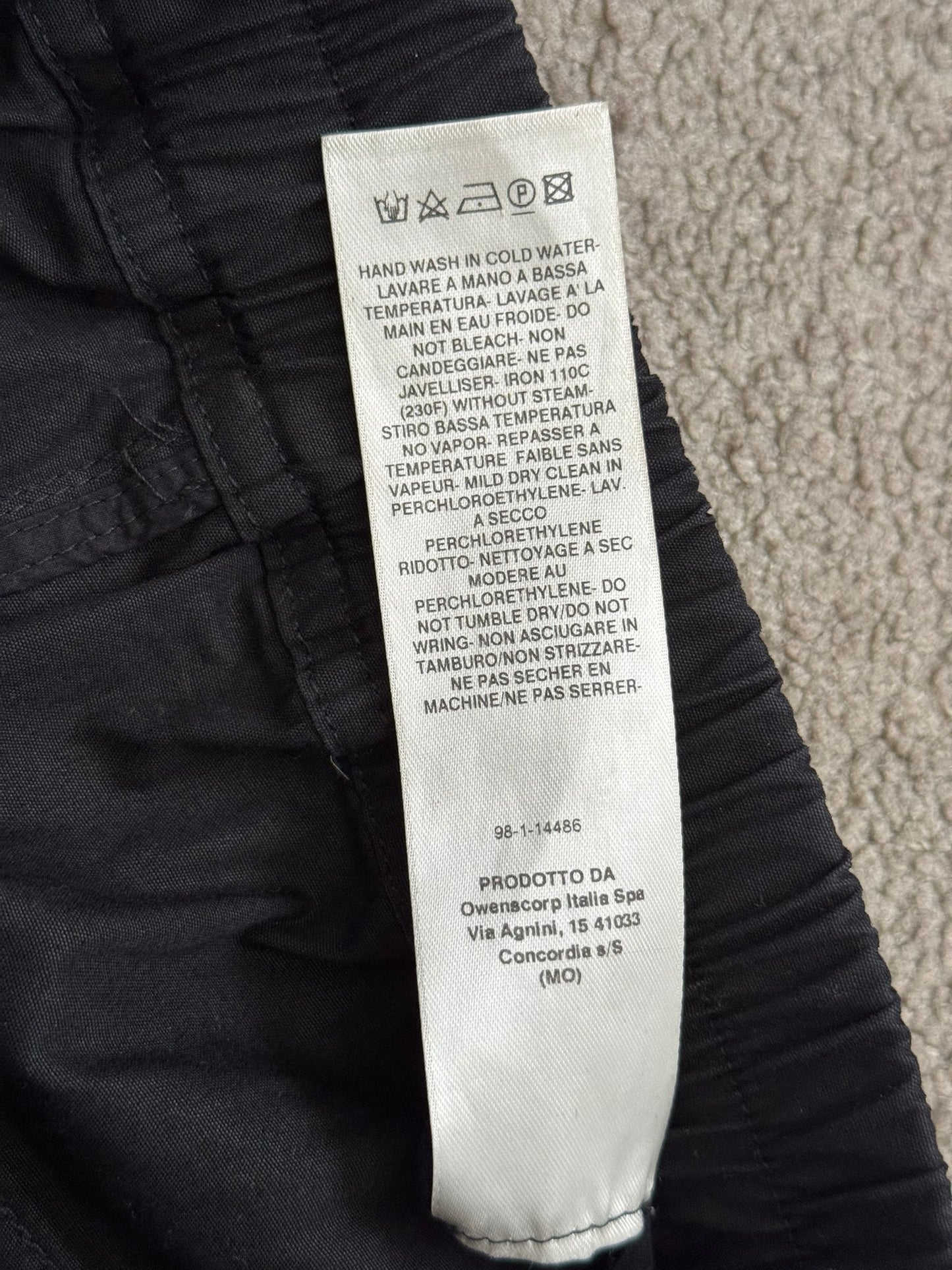 SS20 Rick Owens Mainline "Tecuatl" Bauhaus Cargo Pants