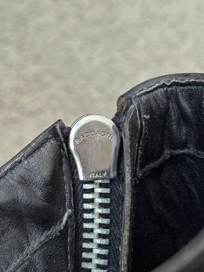 FW11 Rick Owens "Limo" Spiral Zip Creeper Boots