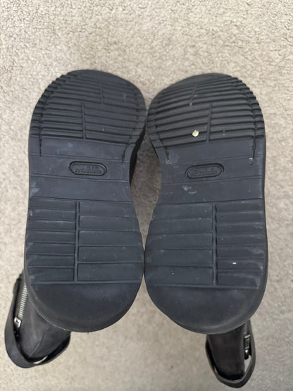 FW11 Rick Owens "Limo" Spiral Zip Creeper Boots