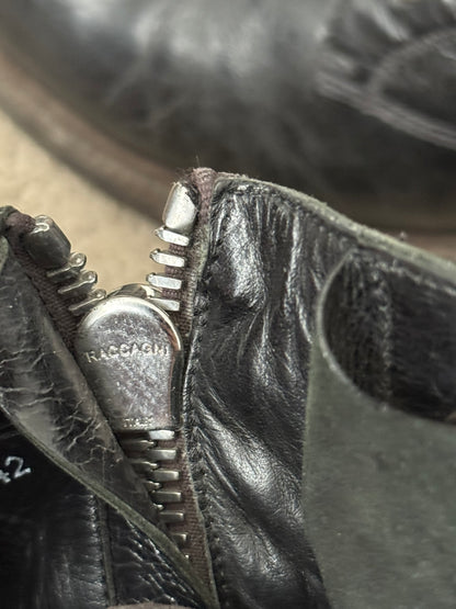 SS15 Rick Owens "Faun" Goodyear Flex Military Combat Boots