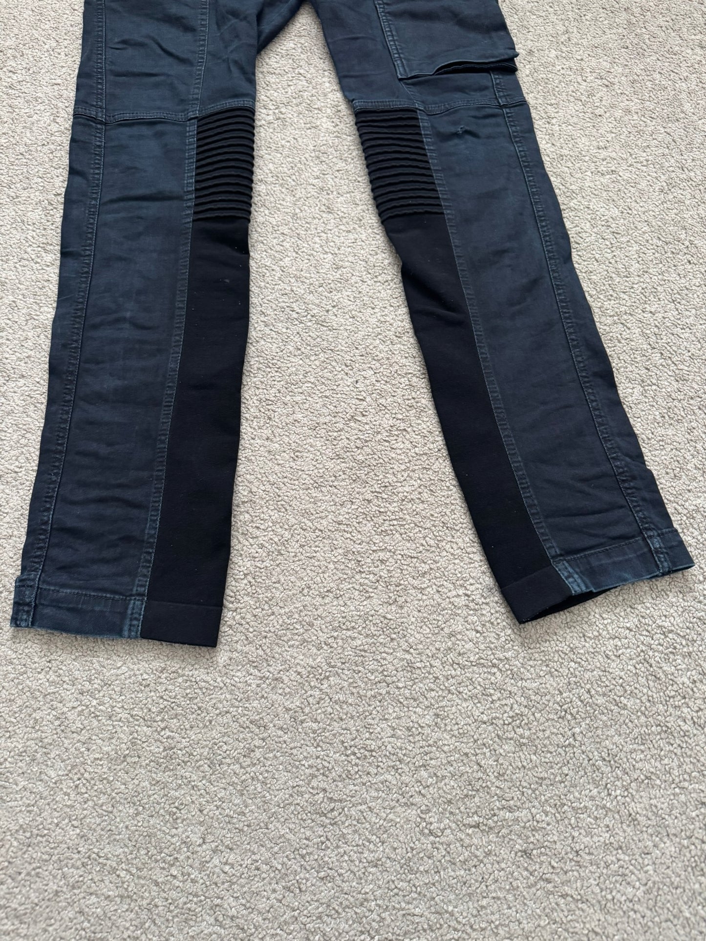 FW14 Rick Owens DRKSHDW Black Memphis Biker Denim Jeans