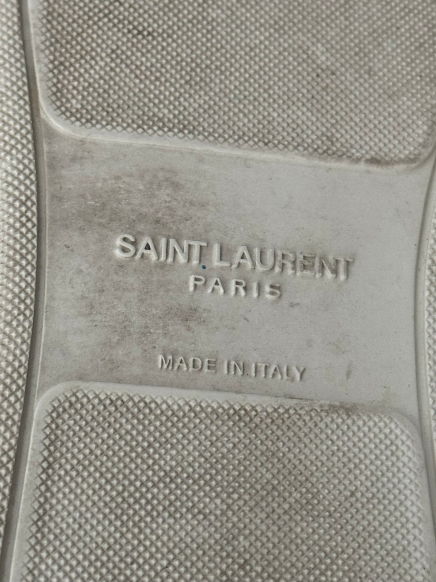 SS16 Saint Laurent by Hedi Slimane Black/White SL/10H High Top Sneakers
