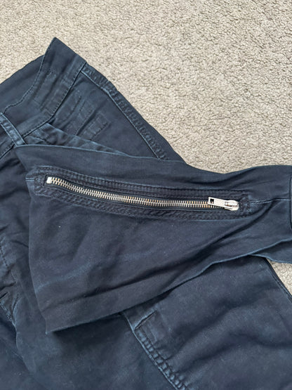 FW14 Rick Owens DRKSHDW Black Memphis Biker Denim Jeans