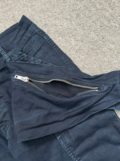 FW14 Rick Owens DRKSHDW Black Memphis Biker Denim Jeans