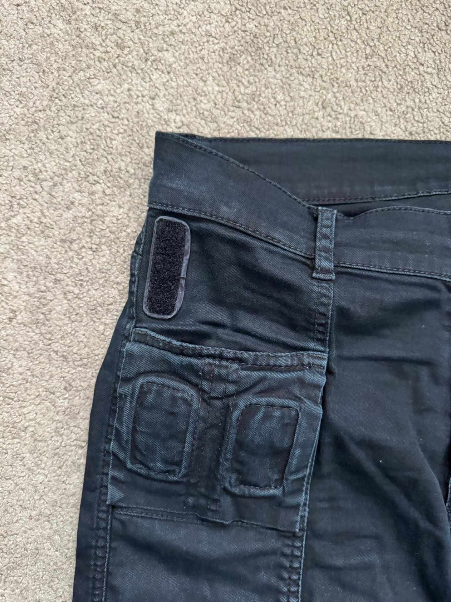 FW14 Rick Owens DRKSHDW Black Memphis Biker Denim Jeans