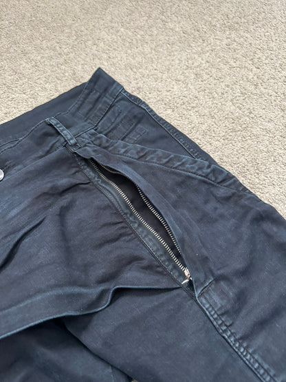 FW14 Rick Owens DRKSHDW Black Memphis Biker Denim Jeans
