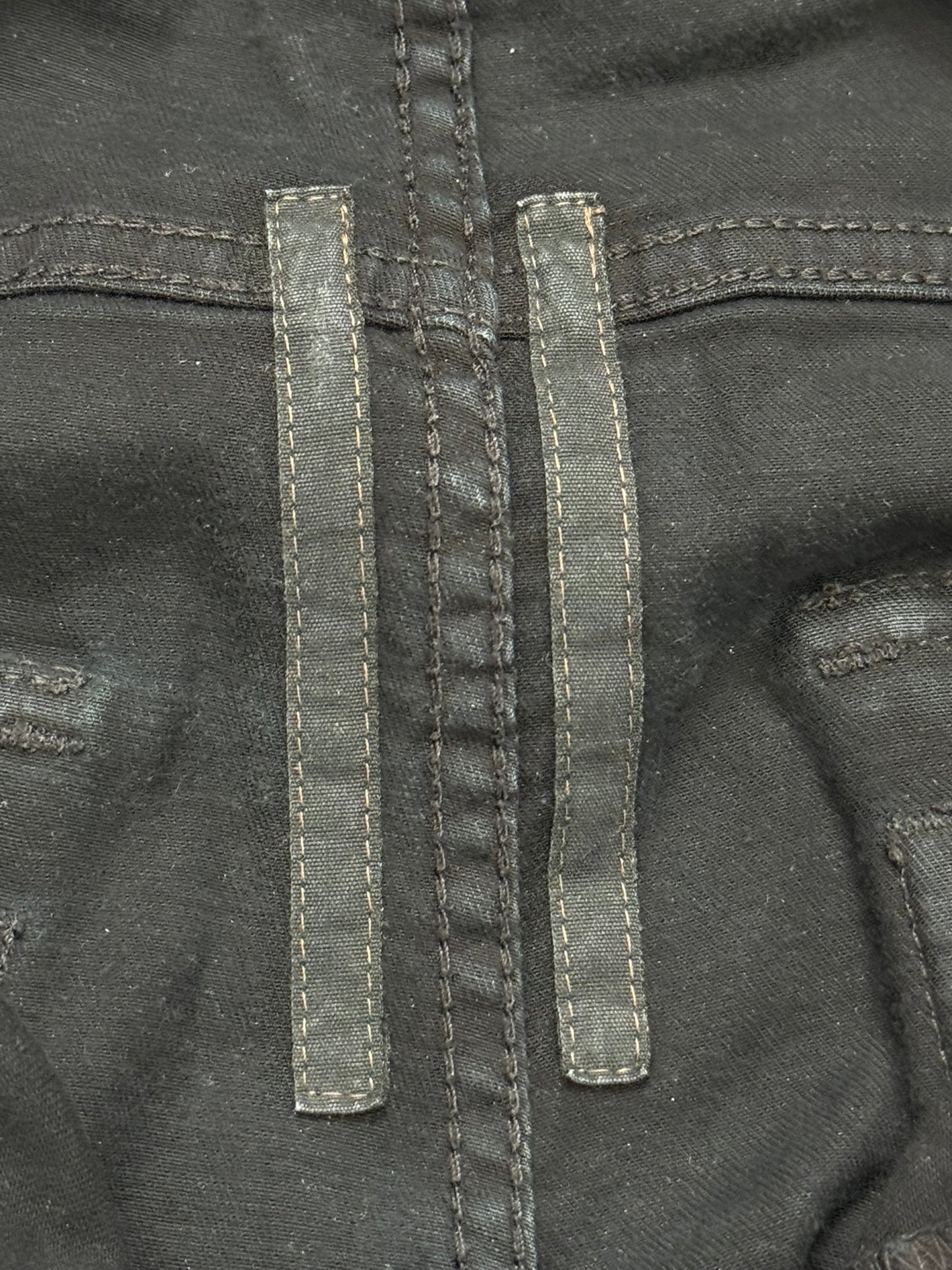 FW14 Rick Owens DRKSHDW Black Memphis Biker Denim Jeans
