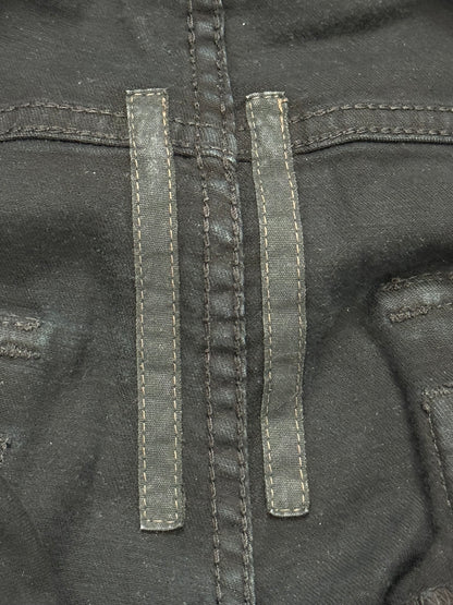 FW14 Rick Owens DRKSHDW Black Memphis Biker Denim Jeans