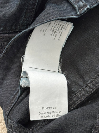 FW14 Rick Owens DRKSHDW Black Memphis Biker Denim Jeans