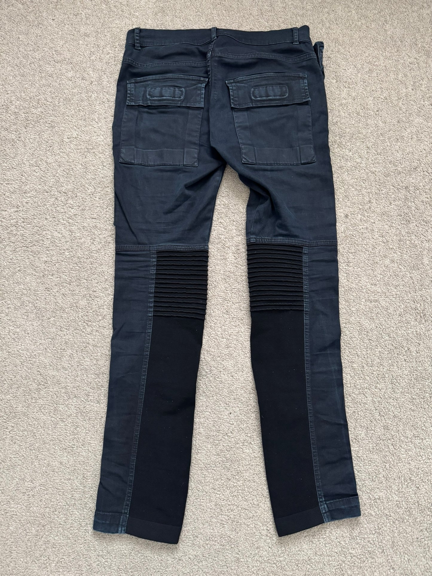 FW14 Rick Owens DRKSHDW Black Memphis Biker Denim Jeans