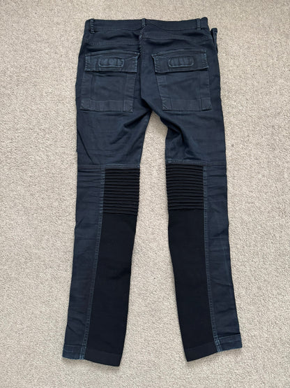 FW14 Rick Owens DRKSHDW Black Memphis Biker Denim Jeans