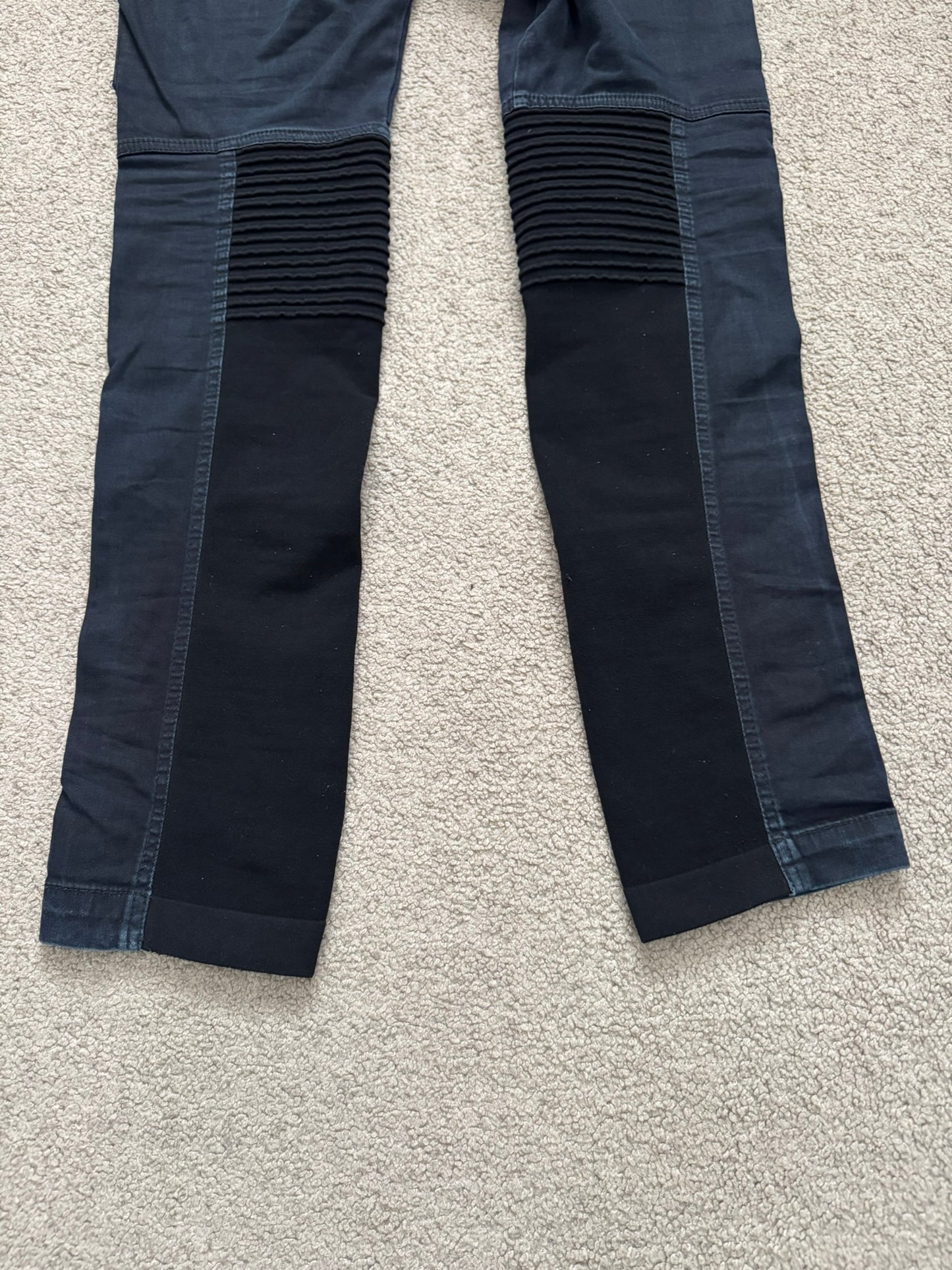 FW14 Rick Owens DRKSHDW Black Memphis Biker Denim Jeans