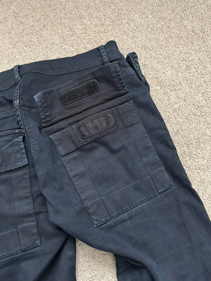 FW14 Rick Owens DRKSHDW Black Memphis Biker Denim Jeans