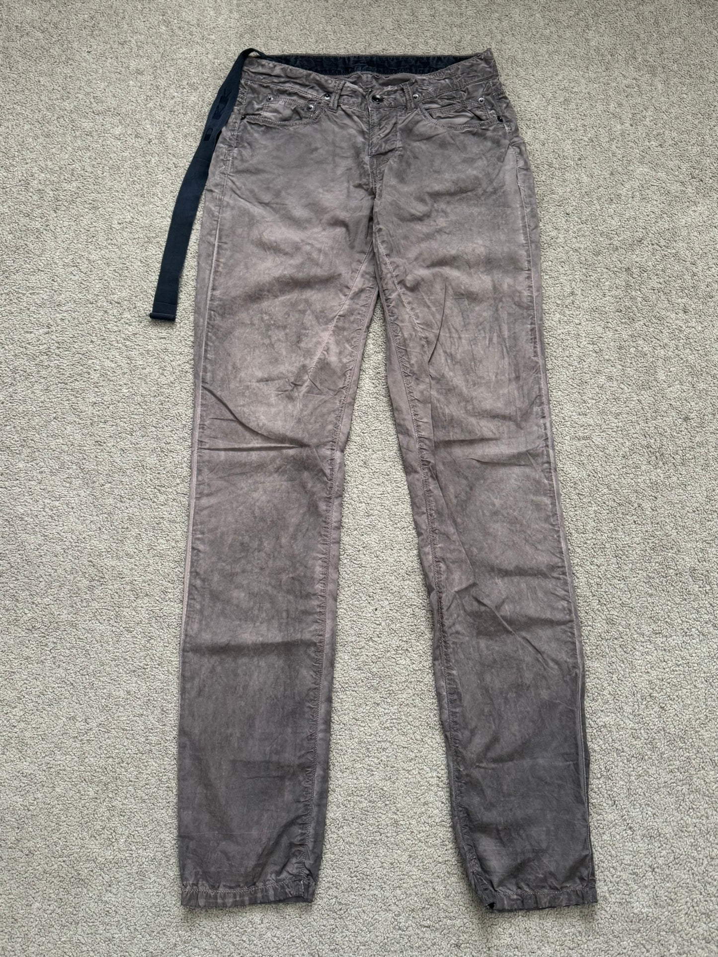 SS11 Rick Owens DRKSHDW Dark Dust Detroit Cut Poplin Pants