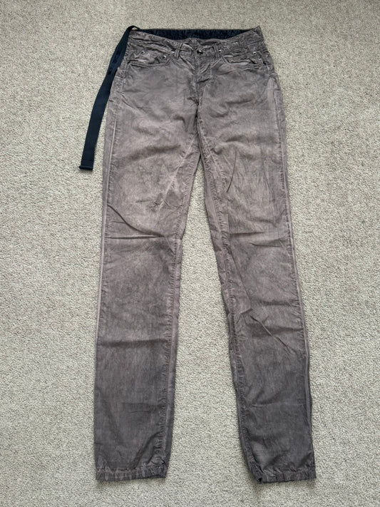 SS11 Rick Owens DRKSHDW Dark Dust Detroit Cut Poplin Pants