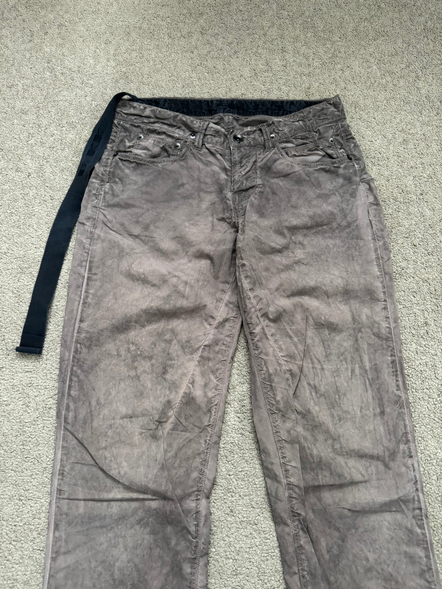 SS11 Rick Owens DRKSHDW Dark Dust Detroit Cut Poplin Pants