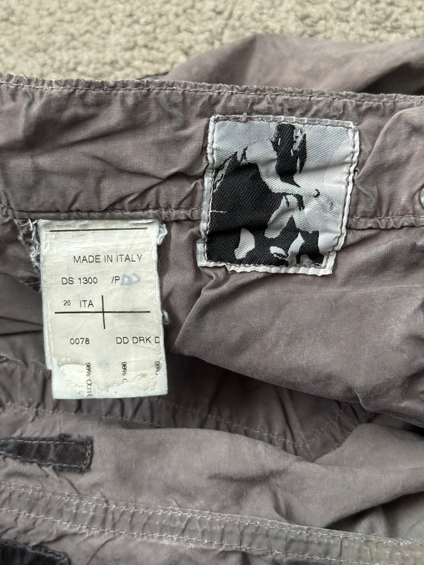 SS11 Rick Owens DRKSHDW Dark Dust Detroit Cut Poplin Pants
