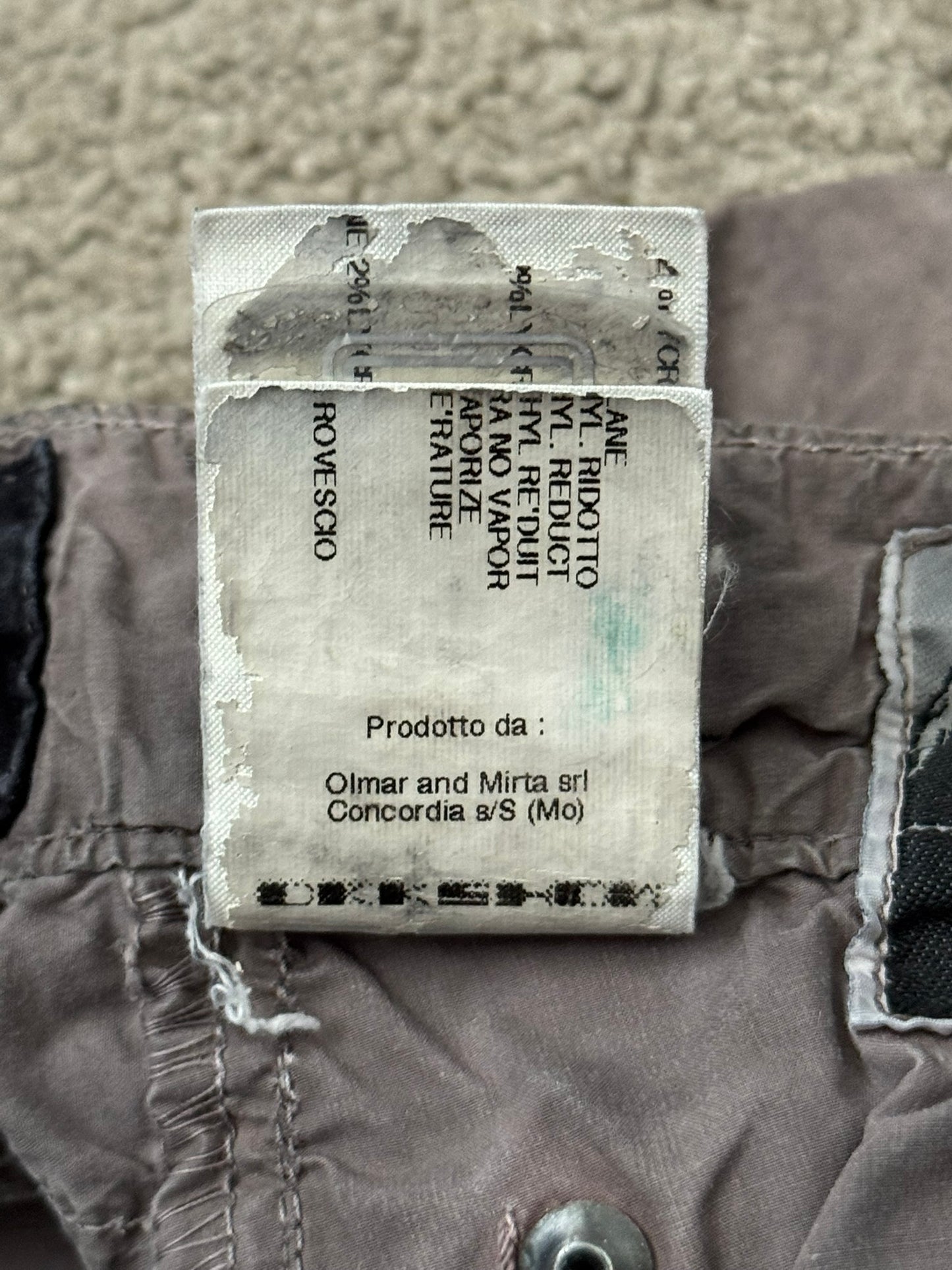 SS11 Rick Owens DRKSHDW Dark Dust Detroit Cut Poplin Pants