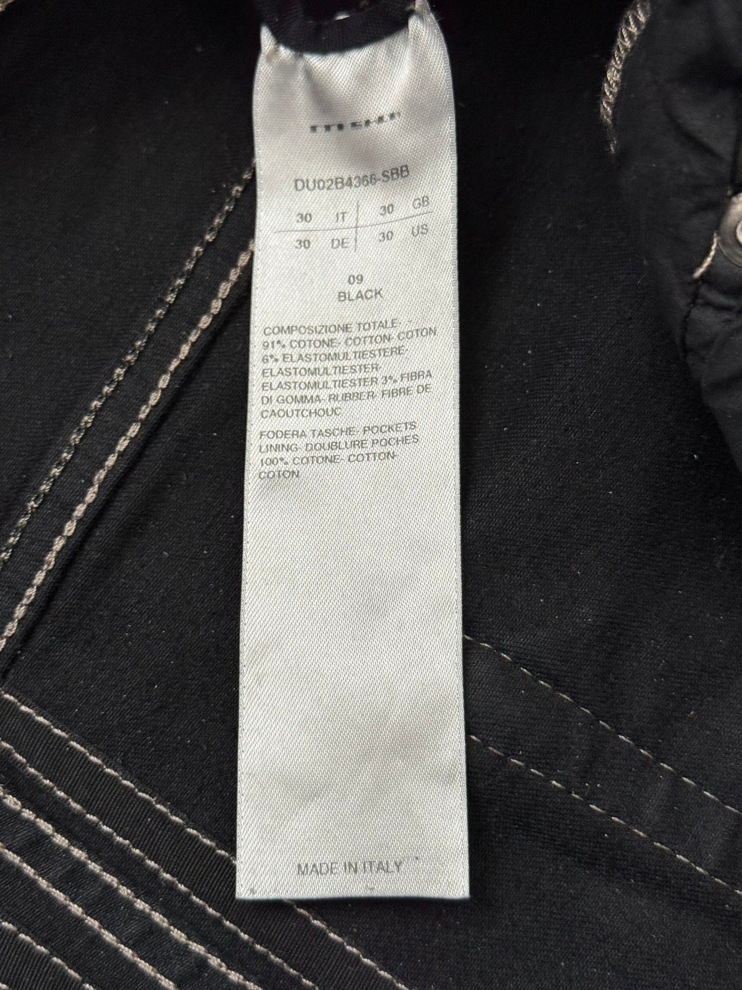FW22 Rick Owens DRKSHDW Black Waxed Detroit Cut Denim Jeans