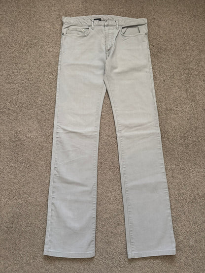 FW11 Dior Homme by Kris Van Assche Ice Blue Grey Denim Jeans