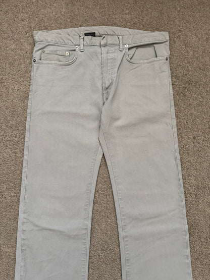 FW11 Dior Homme by Kris Van Assche Ice Blue Grey Denim Jeans