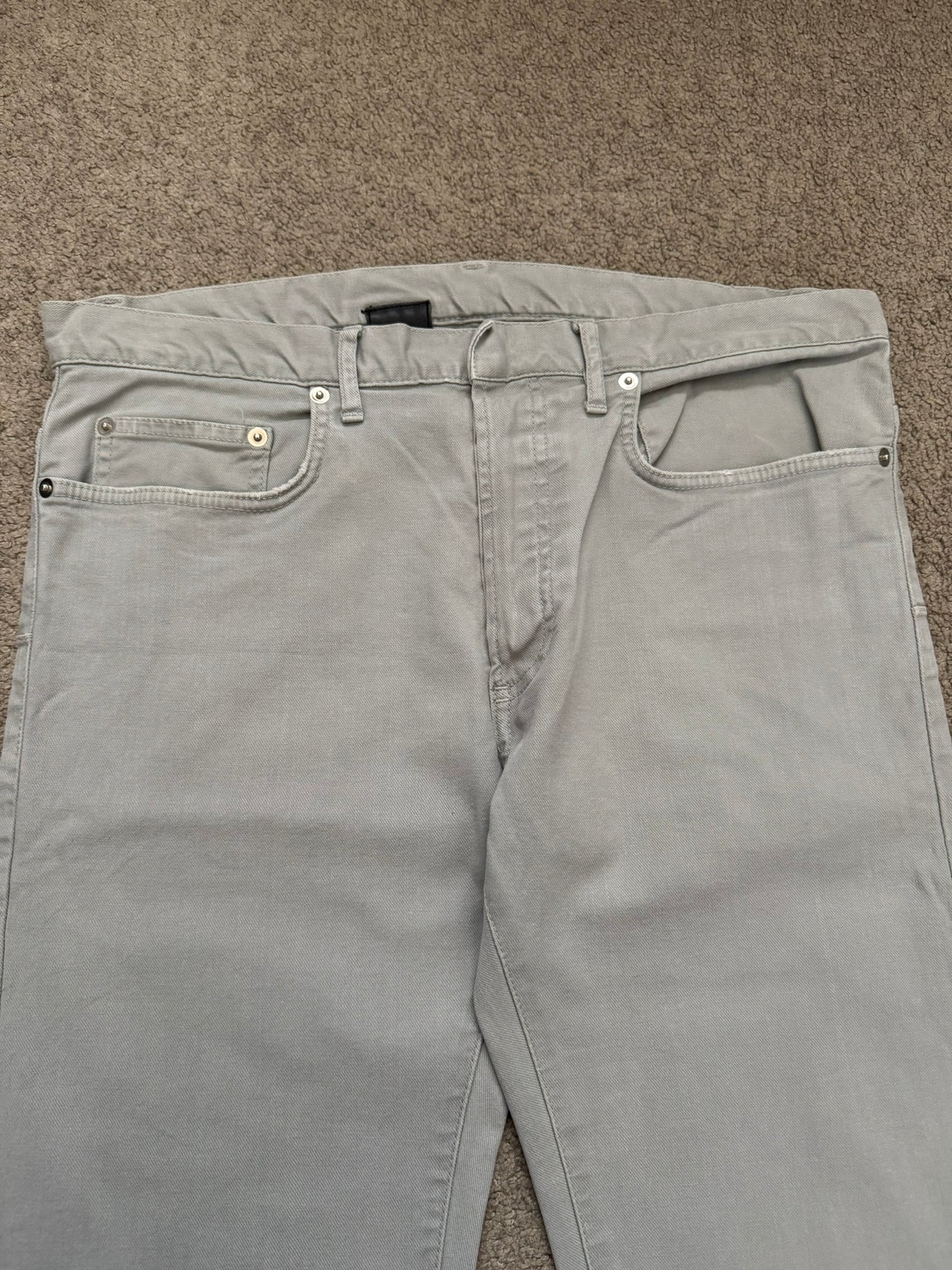 FW11 Dior Homme by Kris Van Assche Ice Blue Grey Denim Jeans