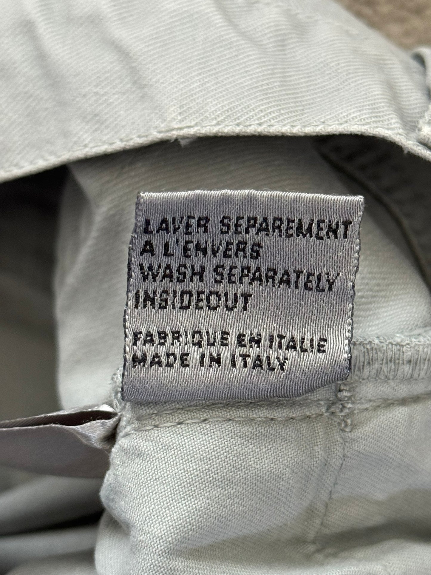 FW11 Dior Homme by Kris Van Assche Ice Blue Grey Denim Jeans