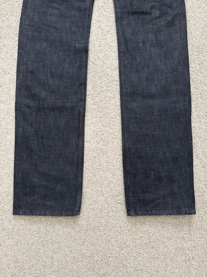 SS05 Dior Homme by Hedi Slimane MIJ Black Raw Denim Jeans