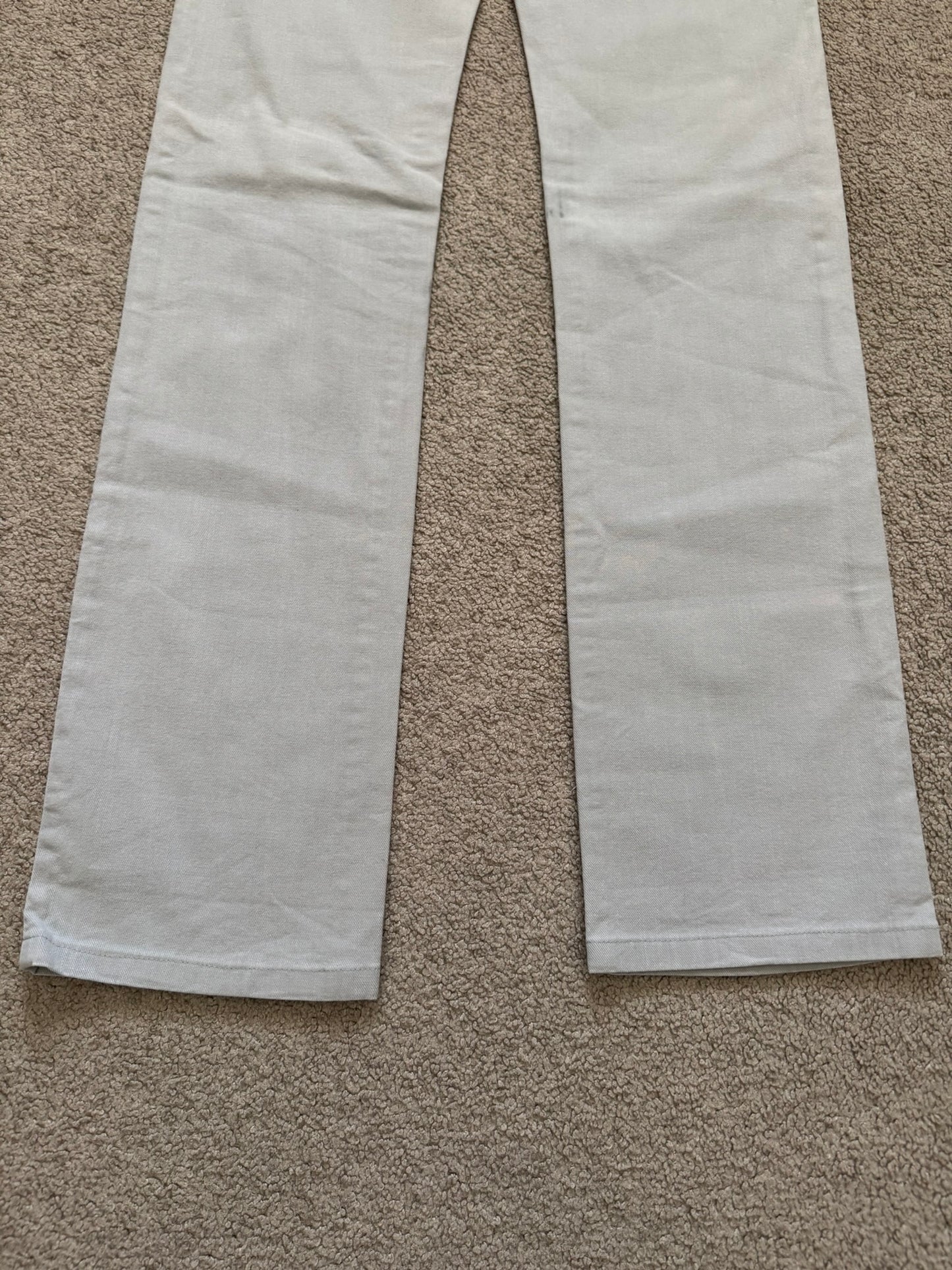 FW11 Dior Homme by Kris Van Assche Ice Blue Grey Denim Jeans