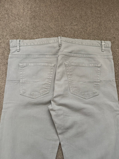FW11 Dior Homme by Kris Van Assche Ice Blue Grey Denim Jeans