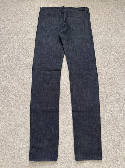 SS05 Dior Homme by Hedi Slimane MIJ Black Raw Denim Jeans