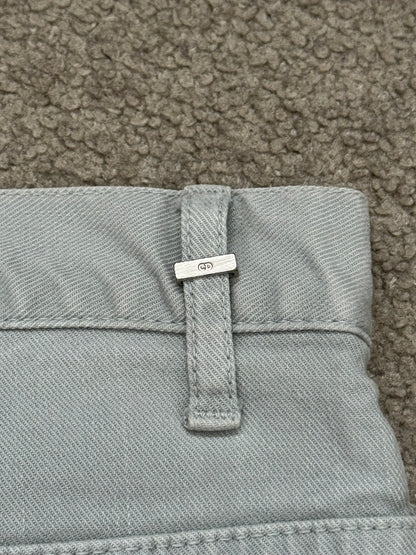 FW11 Dior Homme by Kris Van Assche Ice Blue Grey Denim Jeans