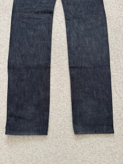 SS05 Dior Homme by Hedi Slimane MIJ Black Raw Denim Jeans