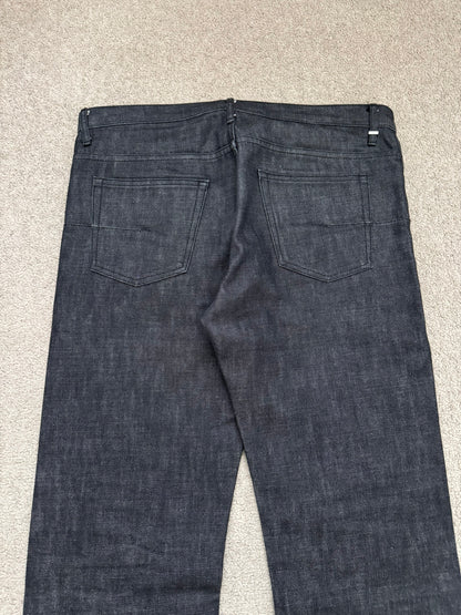 SS05 Dior Homme by Hedi Slimane MIJ Black Raw Denim Jeans