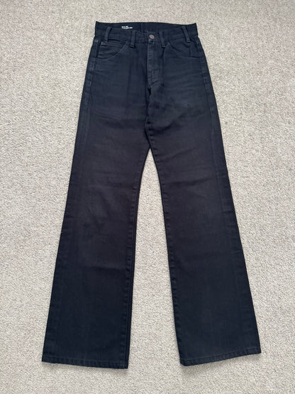 SS20 Celine by Hedi Slimane Black Serge Flared Denim Jeans