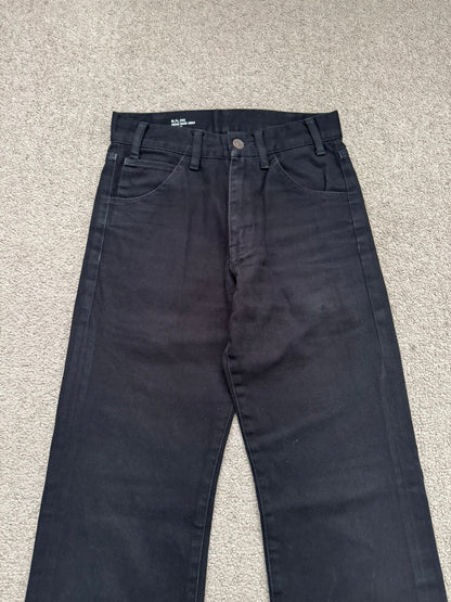 SS20 Celine by Hedi Slimane Black Serge Flared Denim Jeans
