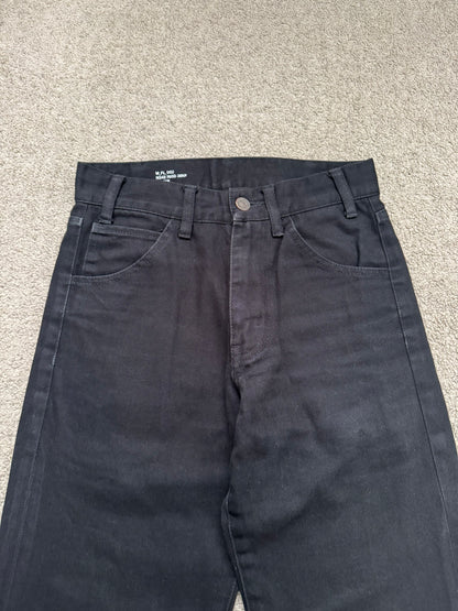 SS20 Celine by Hedi Slimane Black Serge Flared Denim Jeans